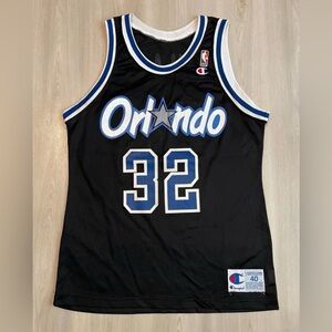 Vintage Champion Orlando Magic Shaquille O’Neal #32 Rookie Shaq Jersey Sz 40